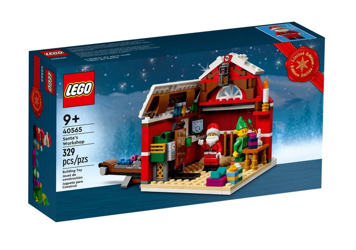 LEGO Exklusiv Set Werkstatt des Weihnachtsmanns Limitiert 329 Teile