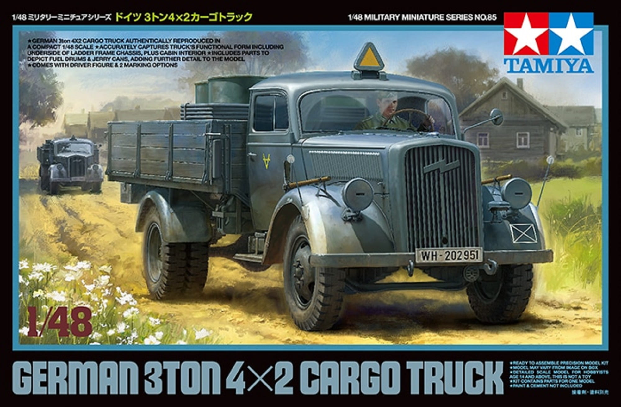Tamiya 1:48 Dt 3to Transport LKW 4x2 Tamiya 1_48 Dt 3to Transport LKW 4x2 - RC-Zubehoer