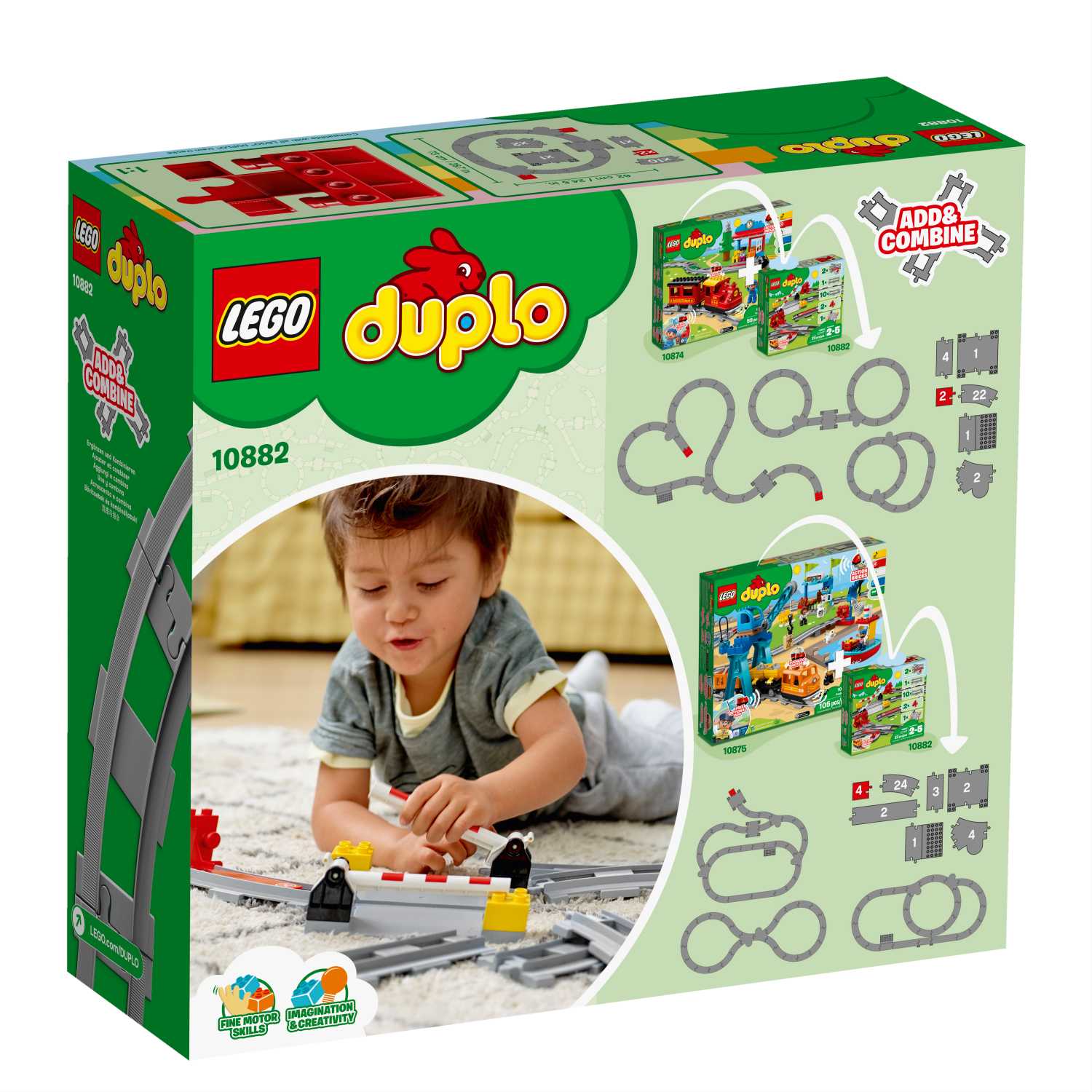 LEGO DUPLO Eisenbahn Schienen