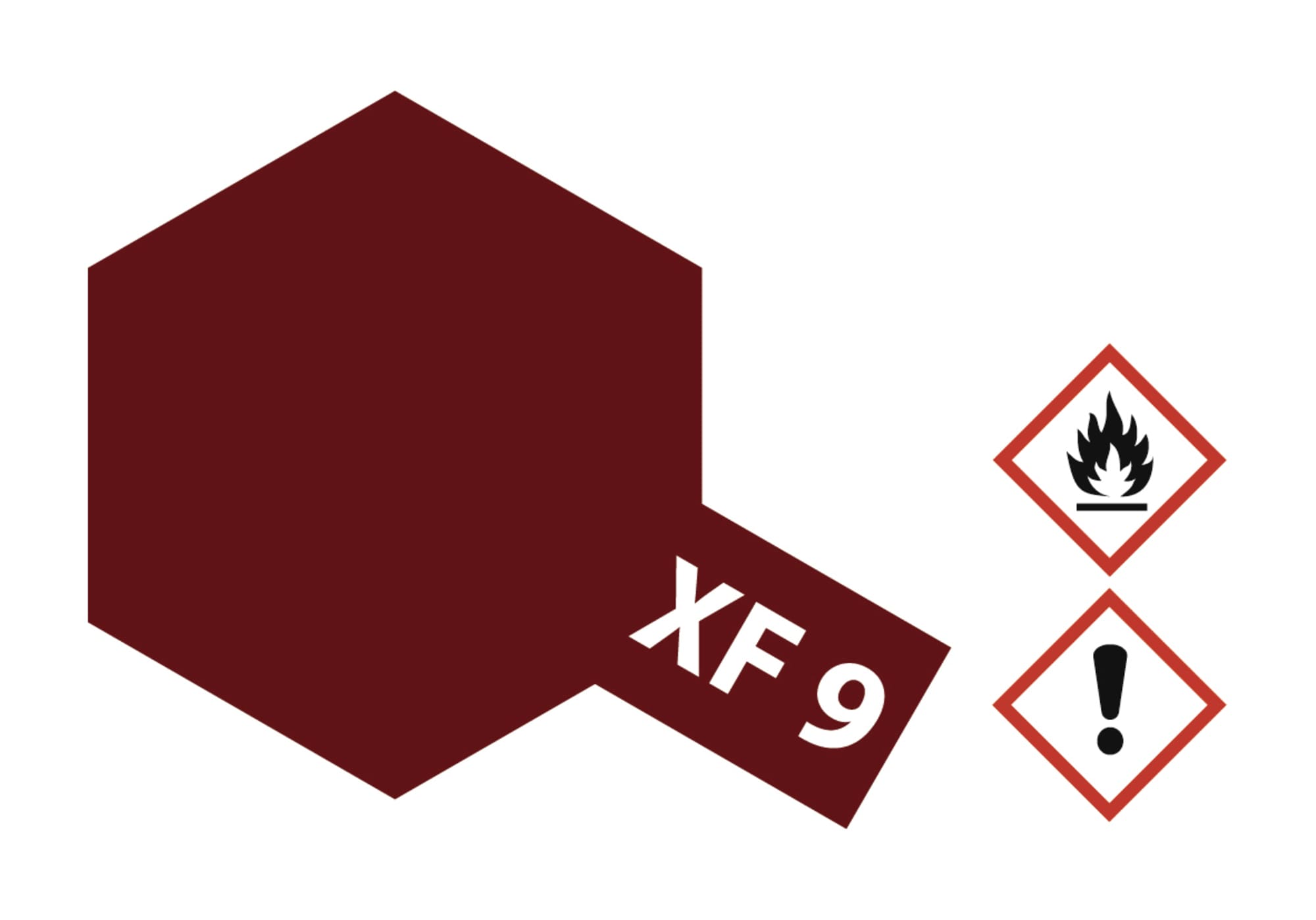 Tamiya Acrylfarbe XF9,  XF-9 Rumpf-Rot matt 23ml