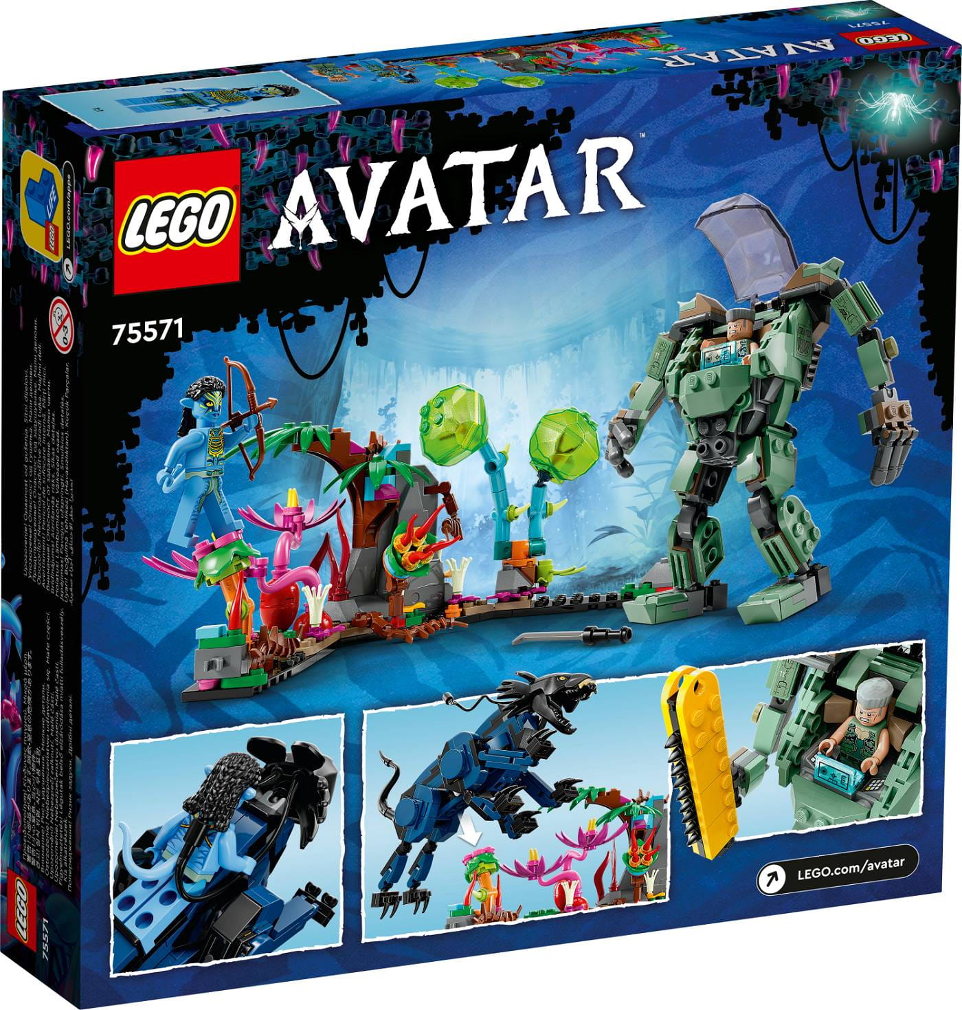 LEGO Avatar Neytiri und Thanator vs. Quaritch im MPA