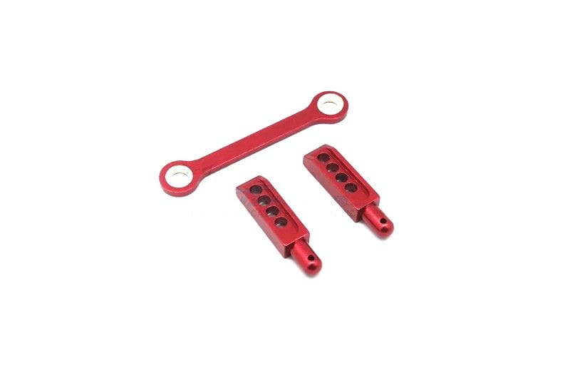 GPM Alu Karo-Steher m. Befestigung eloxiert hinten rot fuer Traxxas 1_16 E-Revo - RC-Zubehoer