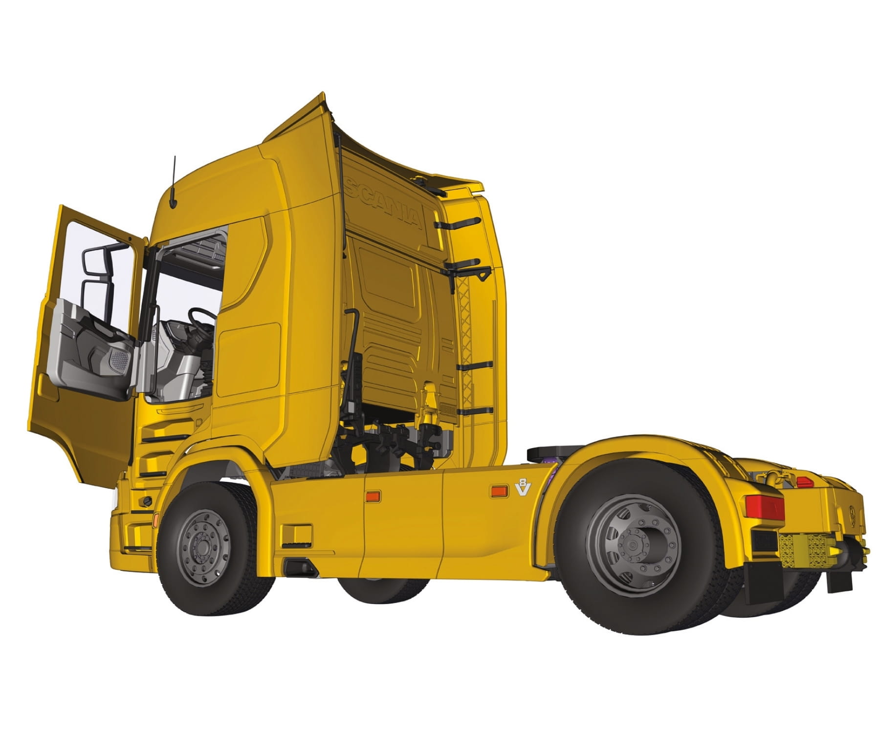 Italeri 1:24 SCANIA S730 Highline 4x2 Truck Plastik Modellbau Bausatz