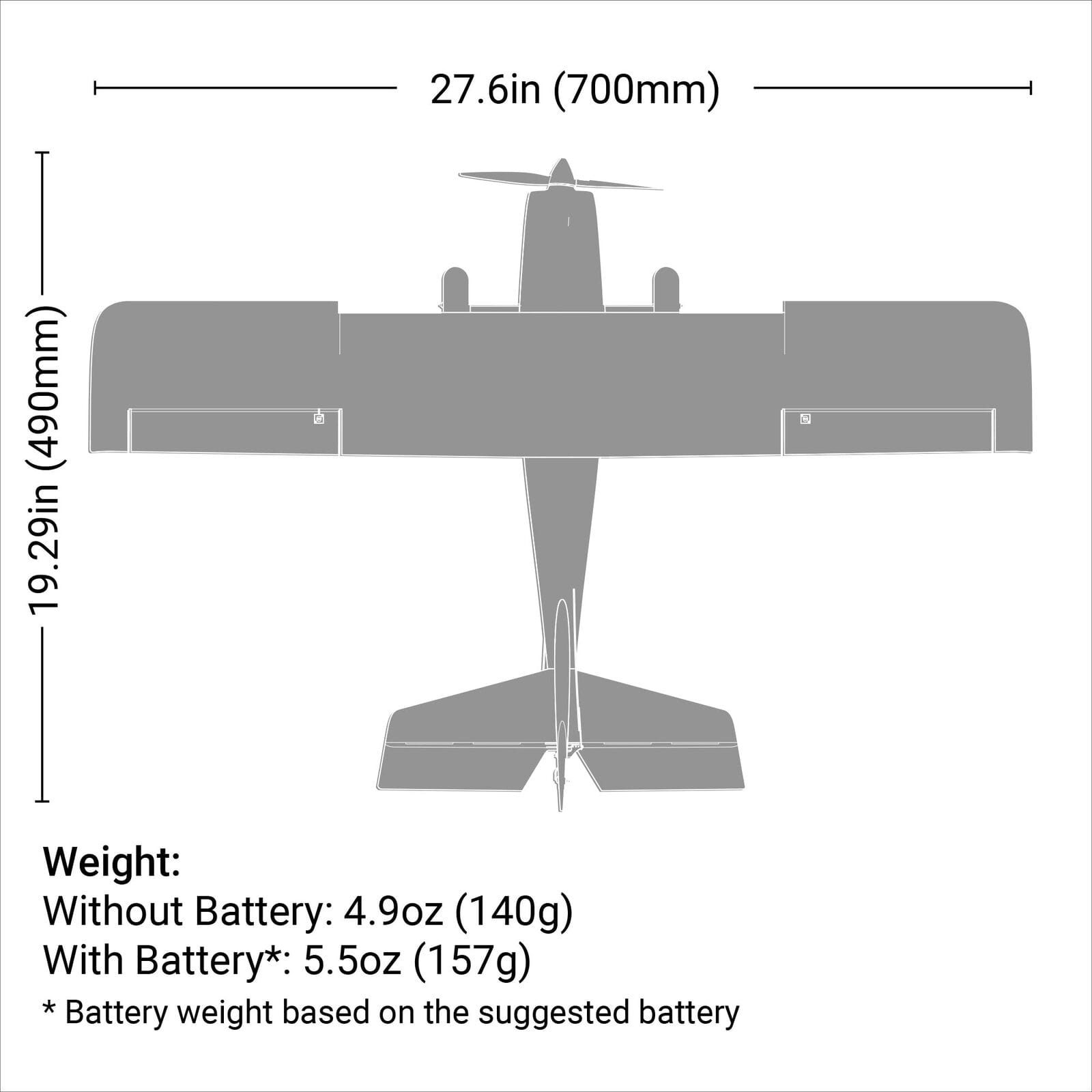 hobbyzone apprentice stol s 700 mm ultramicro trainer mit safe technologie und lipo akku