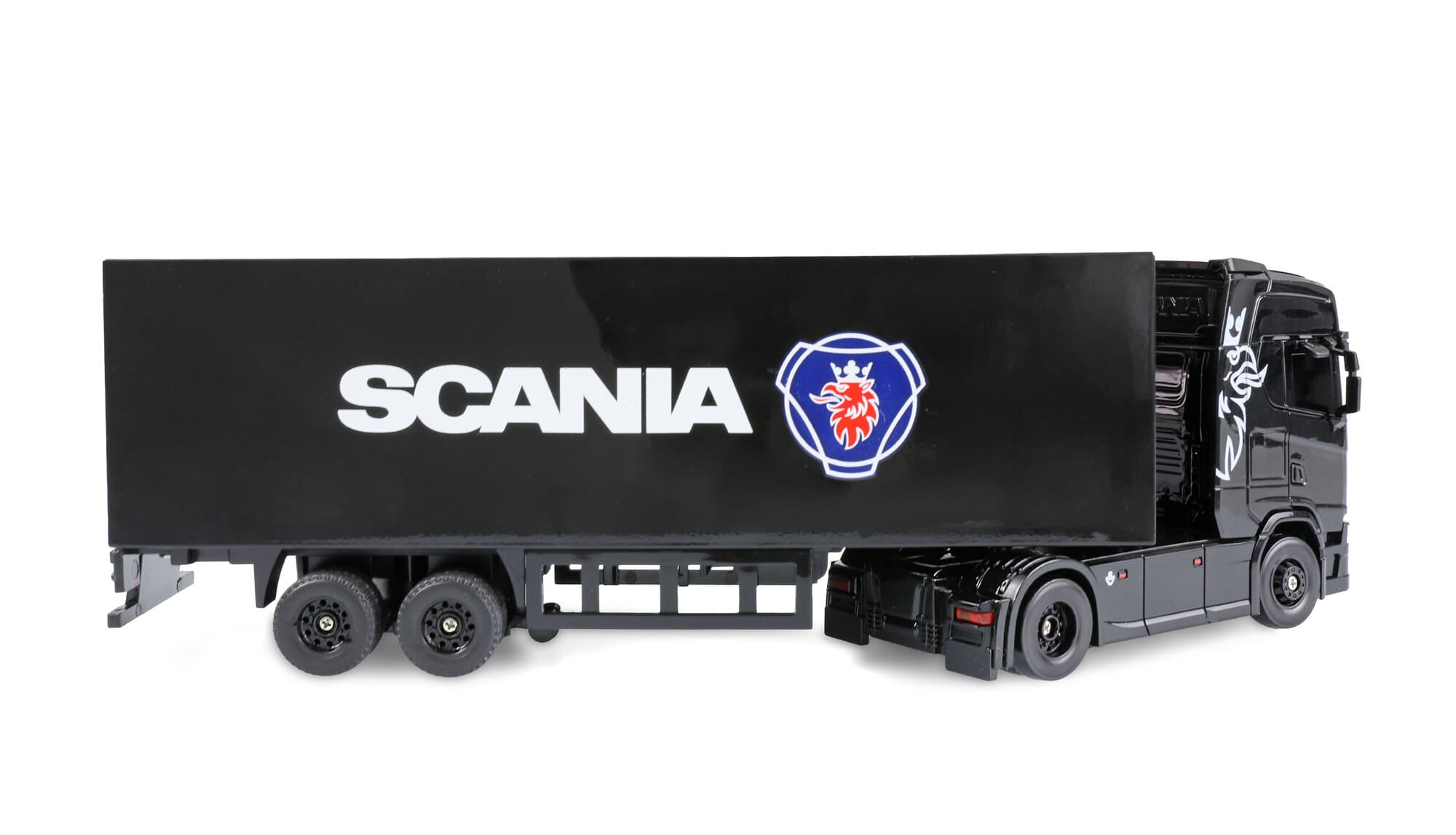 Amewi Mini Scania 730 S Kofferauflieger 4WD 1_64 RTR RC LKW Schwarz