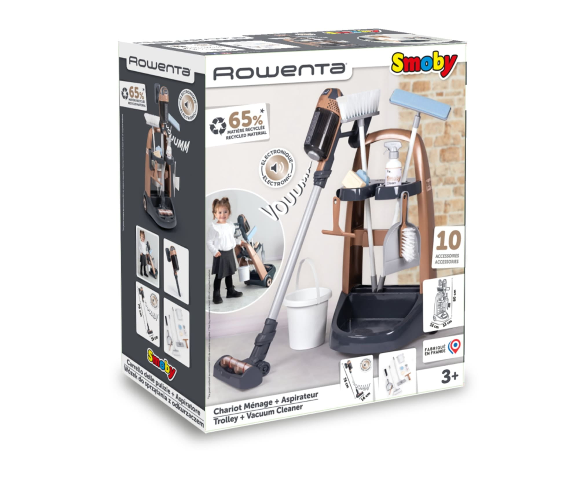 Smoby Rowenta Reinigungstrolley