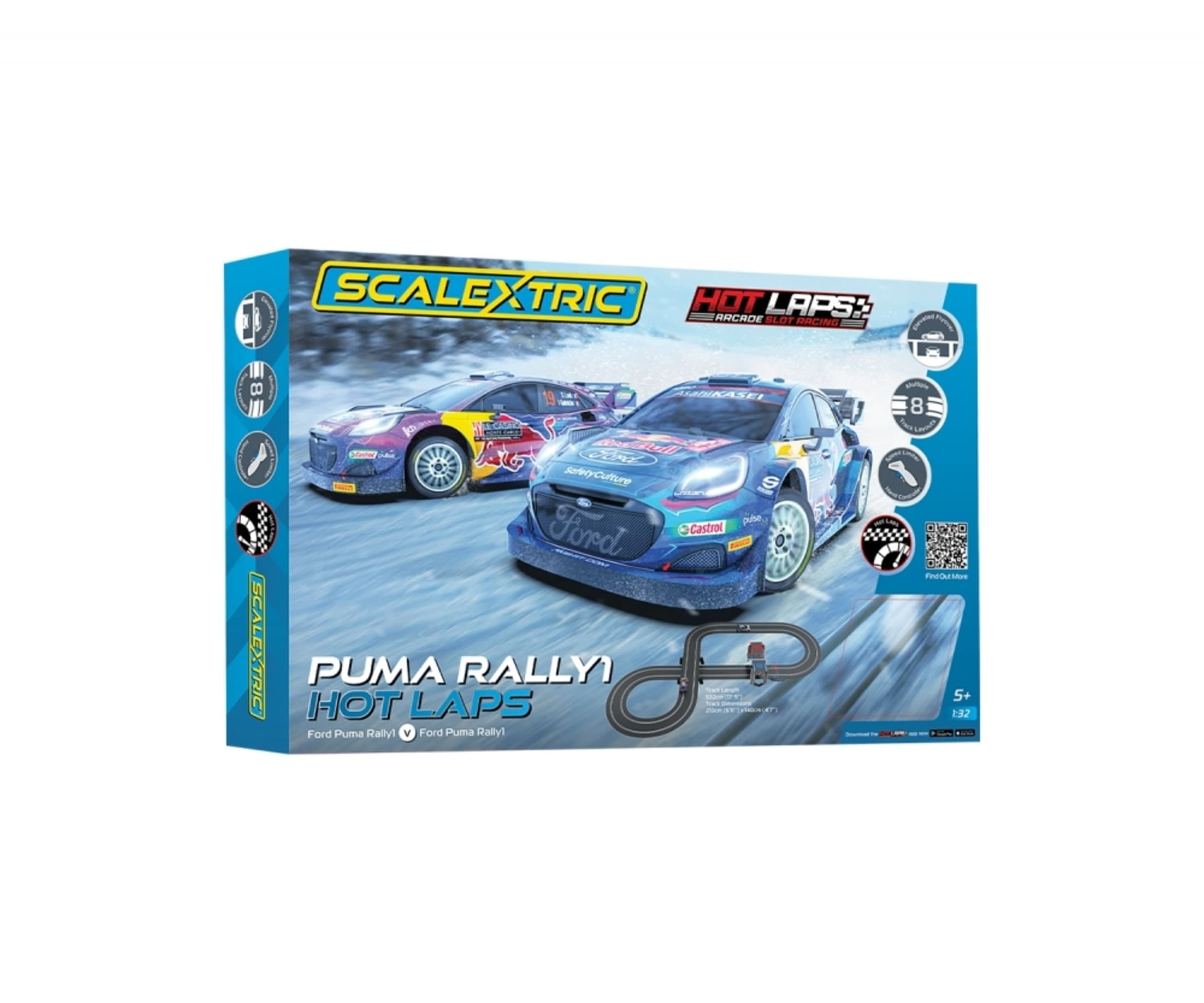 Scalextric 1_32 Scal. Ford Puma WRC Hot Slotcar - Rennbahnauto - RC-Zubehoer