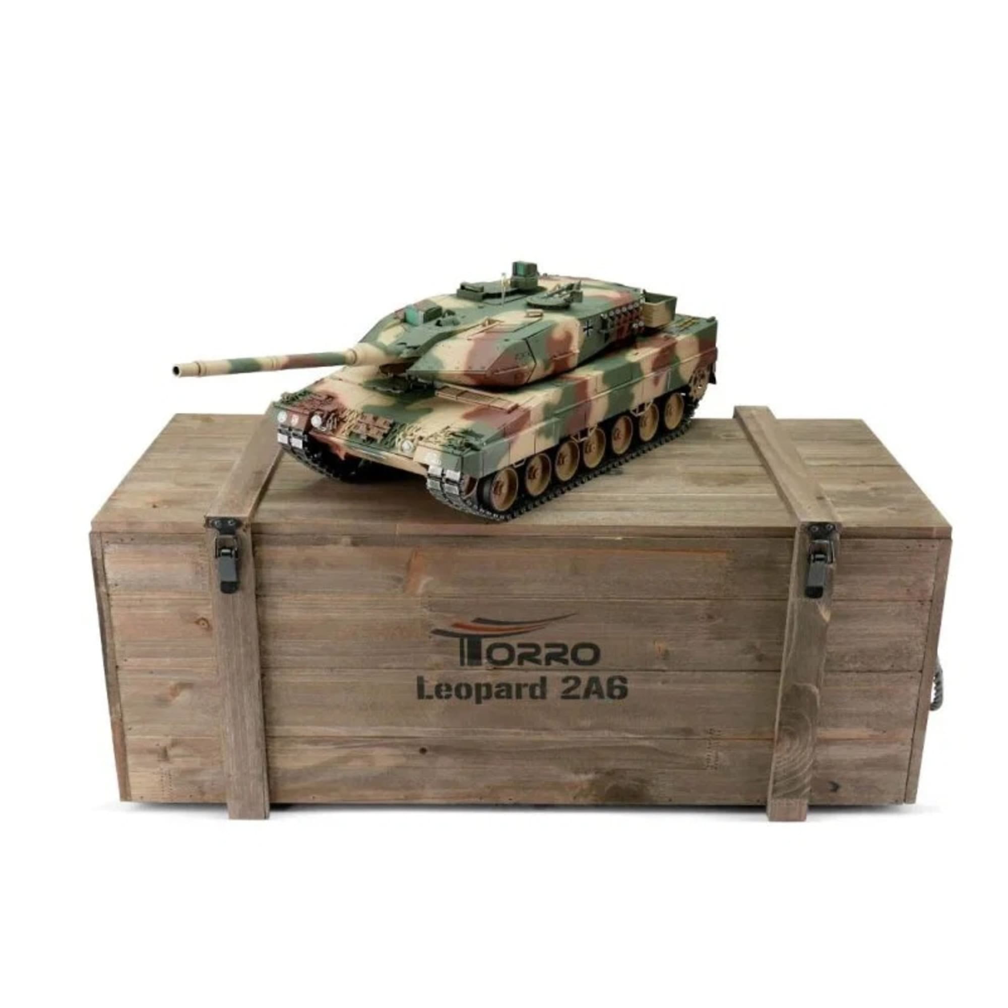 Torro Leopard 2A6 RC Panzer 1_16 Pro-Edition BB Rauch Mediterransommertarn
