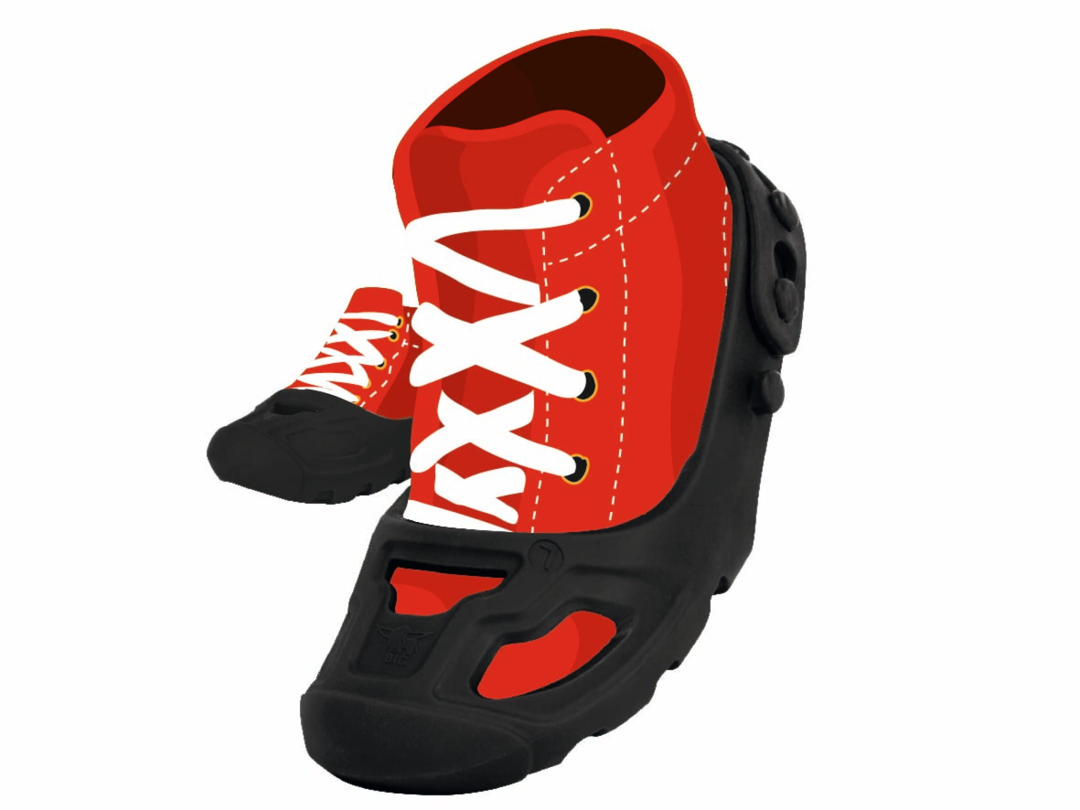 BIG Shoe Care Schuh Schoner schwarz 21-27