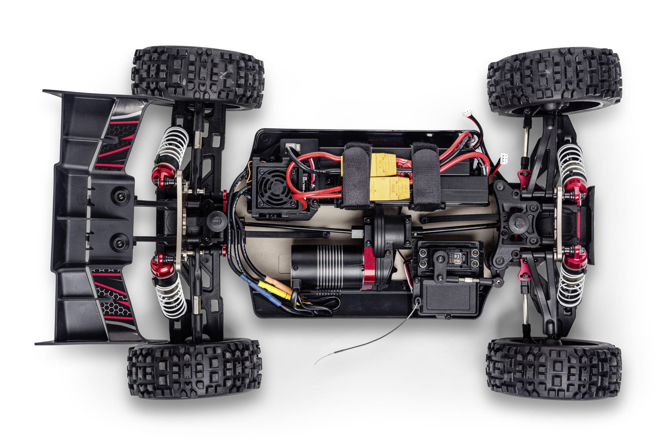 Carson 1_8 Virus 4_2 XL Brushless RTR Offroad Buggy 80 km_h - LiPo Akku und 2.4 GHz Schwarz - Tuerkis