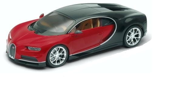 Welly Modellauto 1:24 Bugatti Chiron rot-schwarz