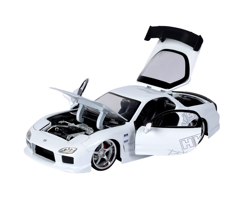 Jada Toys Fast _ Furious 1993 Mazda RX-7 Modellauto 1_24 weiss_