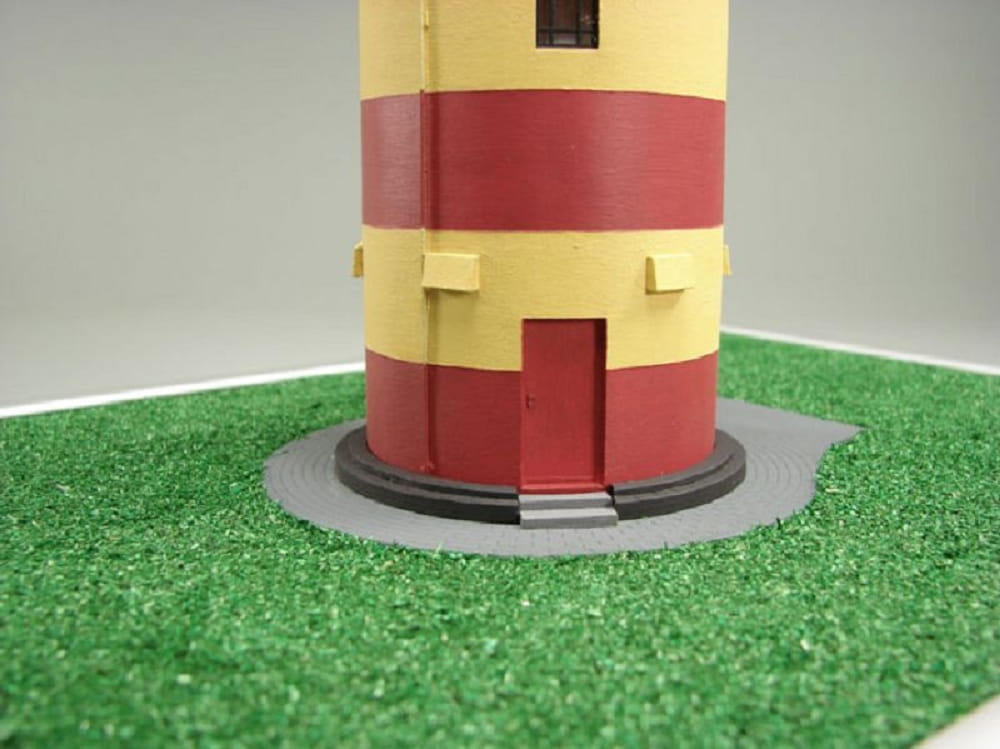 Shipyard Leuchtturm Pilsumer Lighthouse Germany 1891 1:72 Laser Kartonbausatz