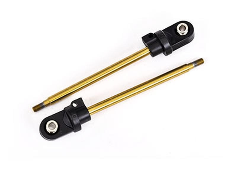 Traxxas GTX Daempfer-Kolbenstange 92mm TIN-Beschichtung _2_ _Kugelpfa - RC-Zubehoer