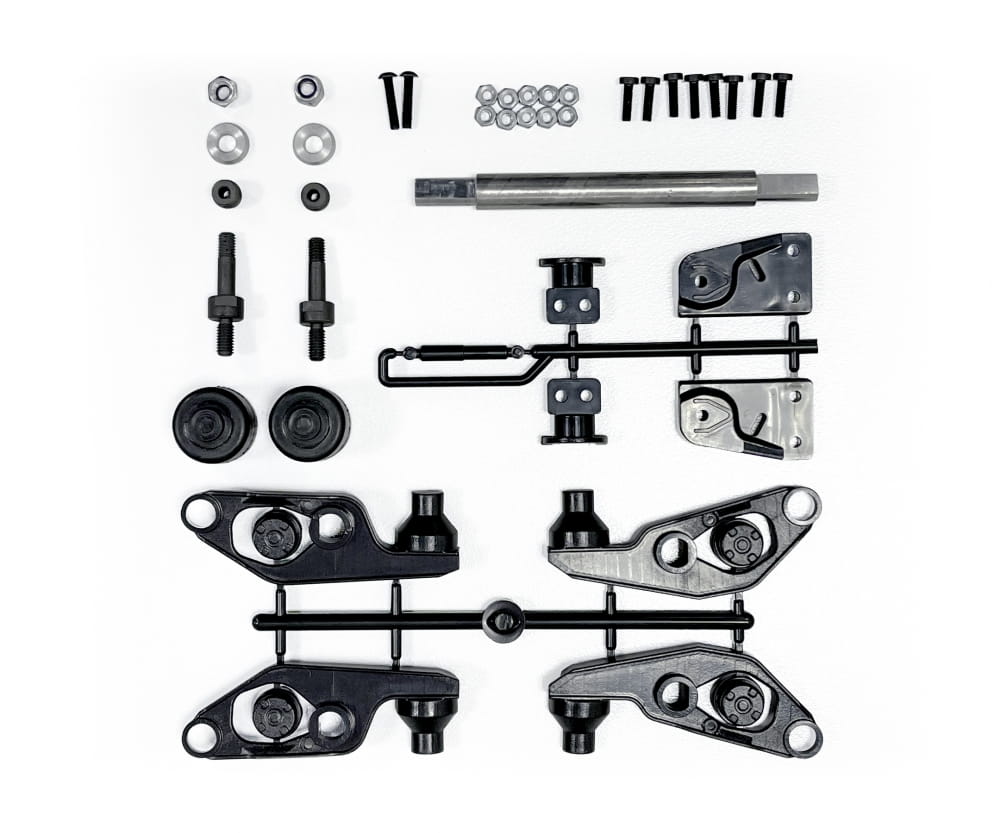 Carson 1_14 Aufliegerachse mit Hoeherlegung 8mm - RC-Zubehoer