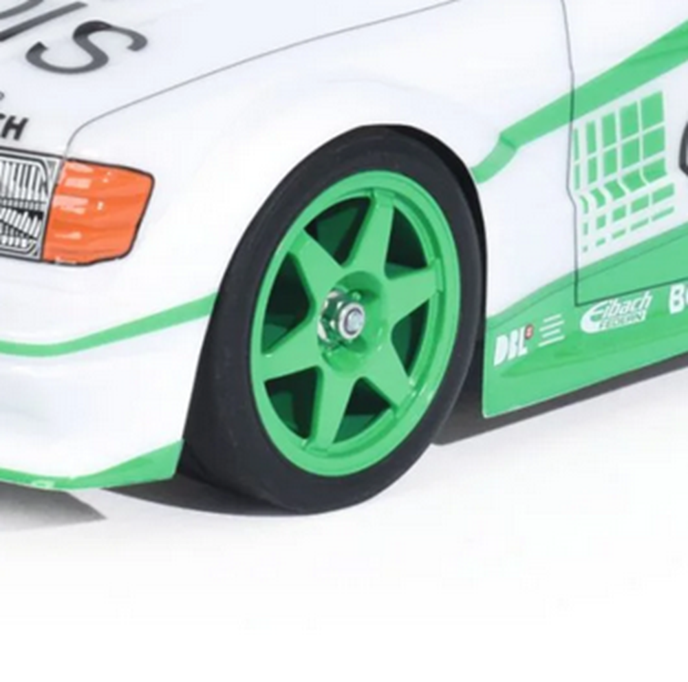 Tamiya Felgen 1_10 Mercedes benz Evo 190E Zakspeed 26mm 4 Stueck gruen - RC-Zubehoer