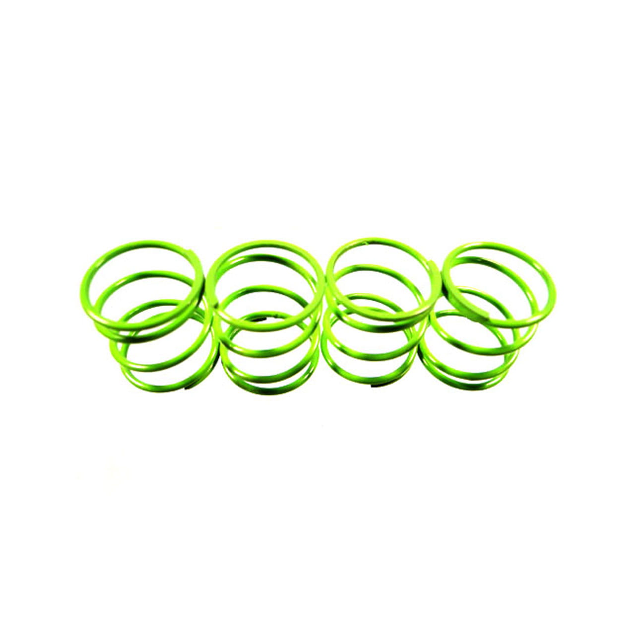 Hobao Stossdaempfer Feder _hart_ Gruen _4 Stk._ - RC-Zubehoer