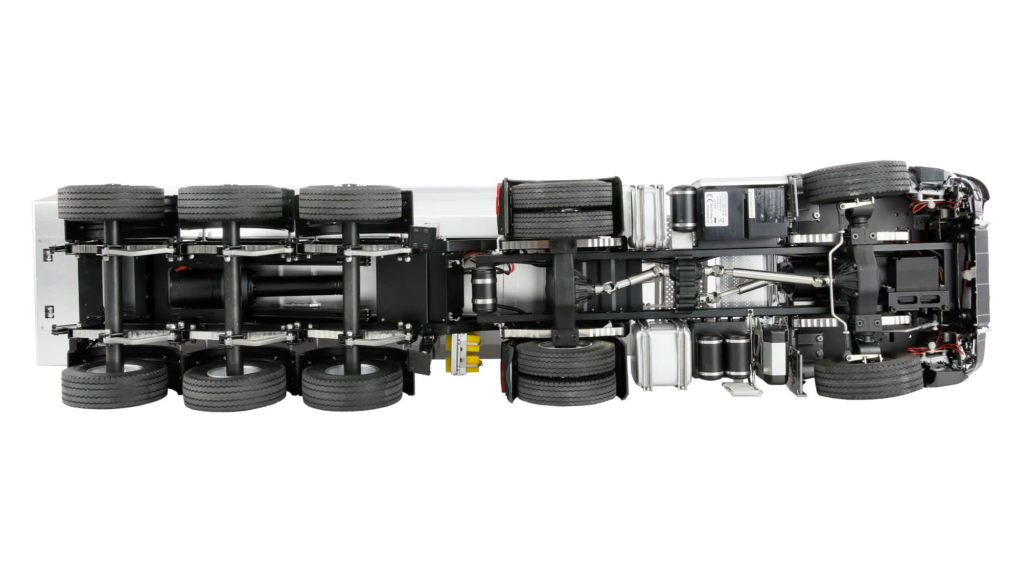 Amewi Mercedes-Benz Arocs 1_14 RTR 4x4 mit Kippauflieger aus Metall in Anthrazit