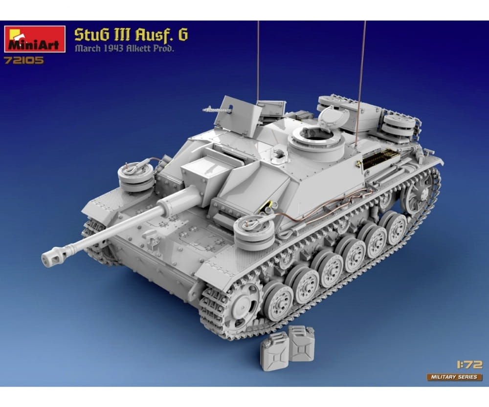 MiniArt 1:72 StuG III Ausf. G Prod. M Plastik Modellbausatz