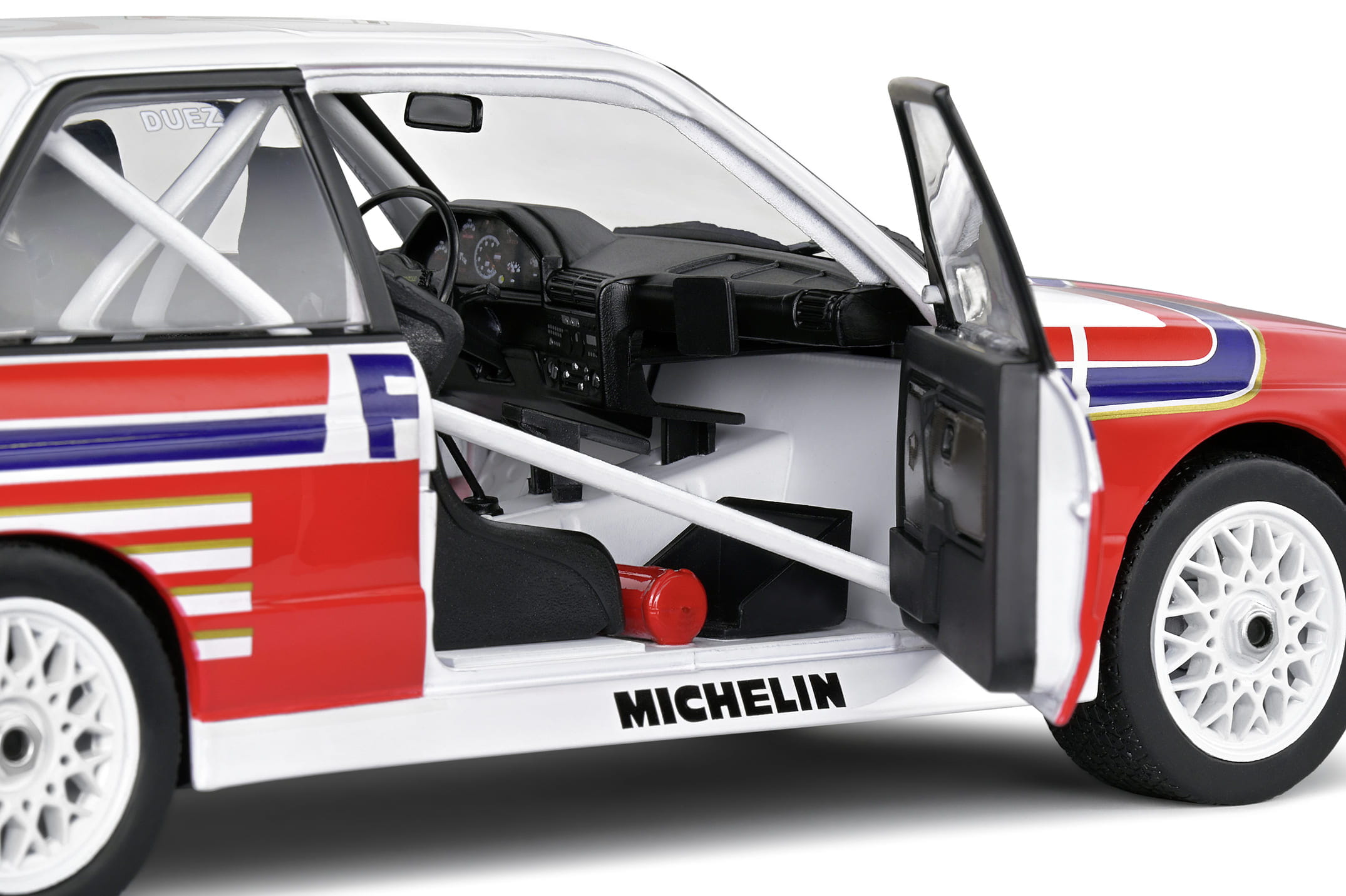 Solido 1_18 BMW E30 M3 #14 Belgium Procar 1993 Weiss Modellauto Detailgetreue Nachbildung