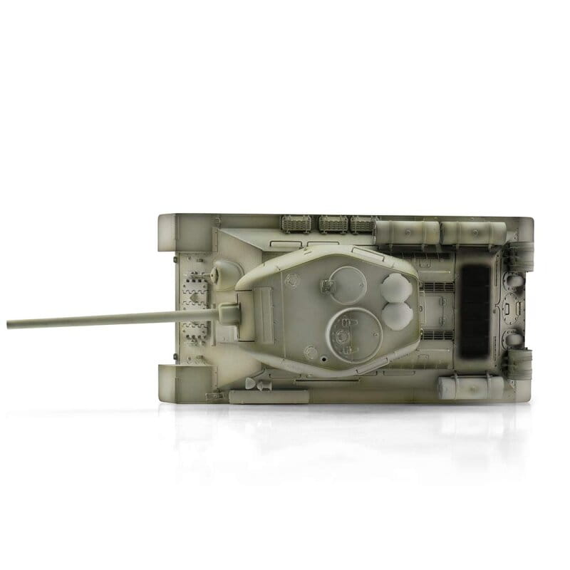 Torro T-34_85 RC Panzer 1_16 Pro BB Wintertarn Vollmetall Holzkiste
