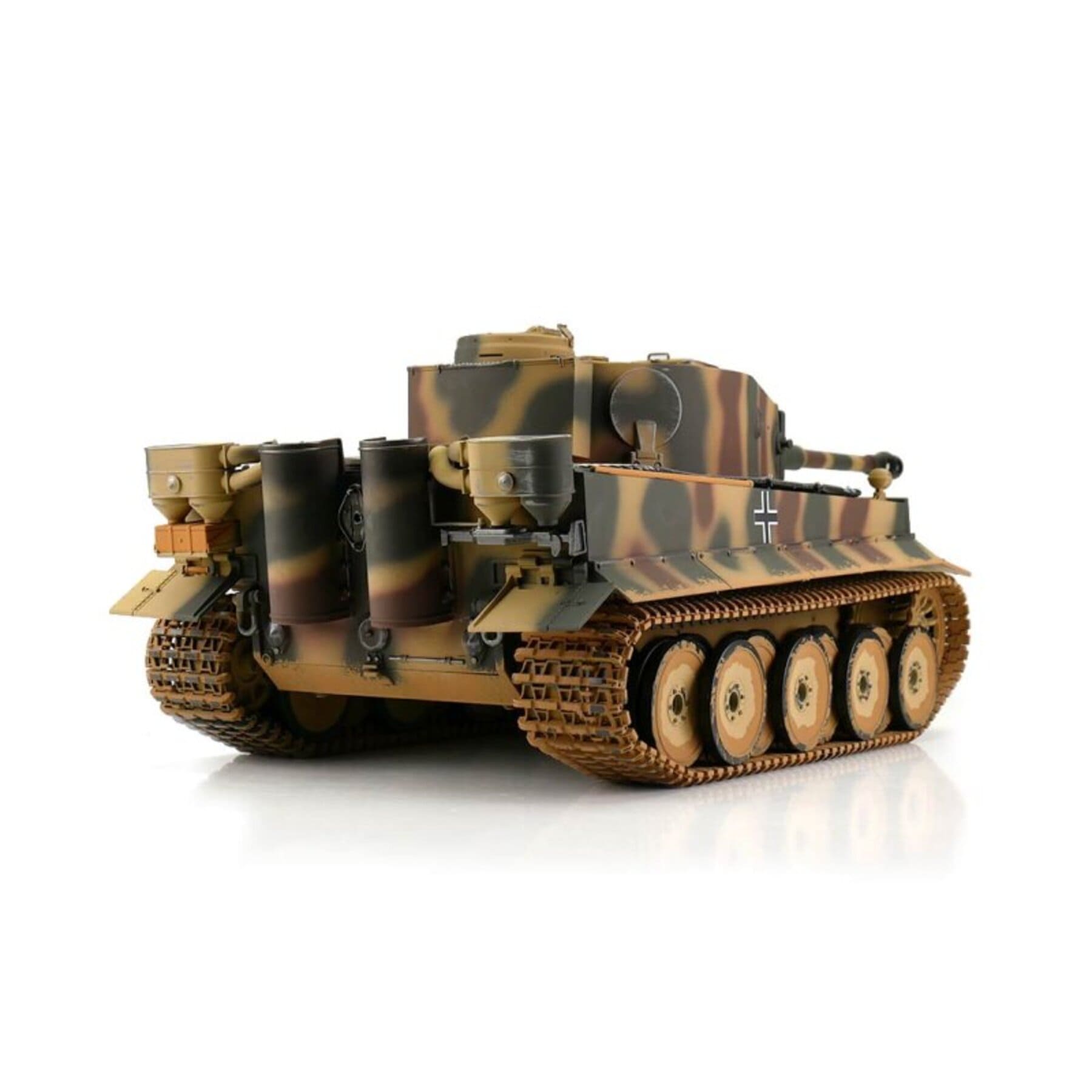 Torro Tiger 1 Fruehe Ausfuehrung RC Panzer 1_16 Hobby BB Metallketten Sommertarn