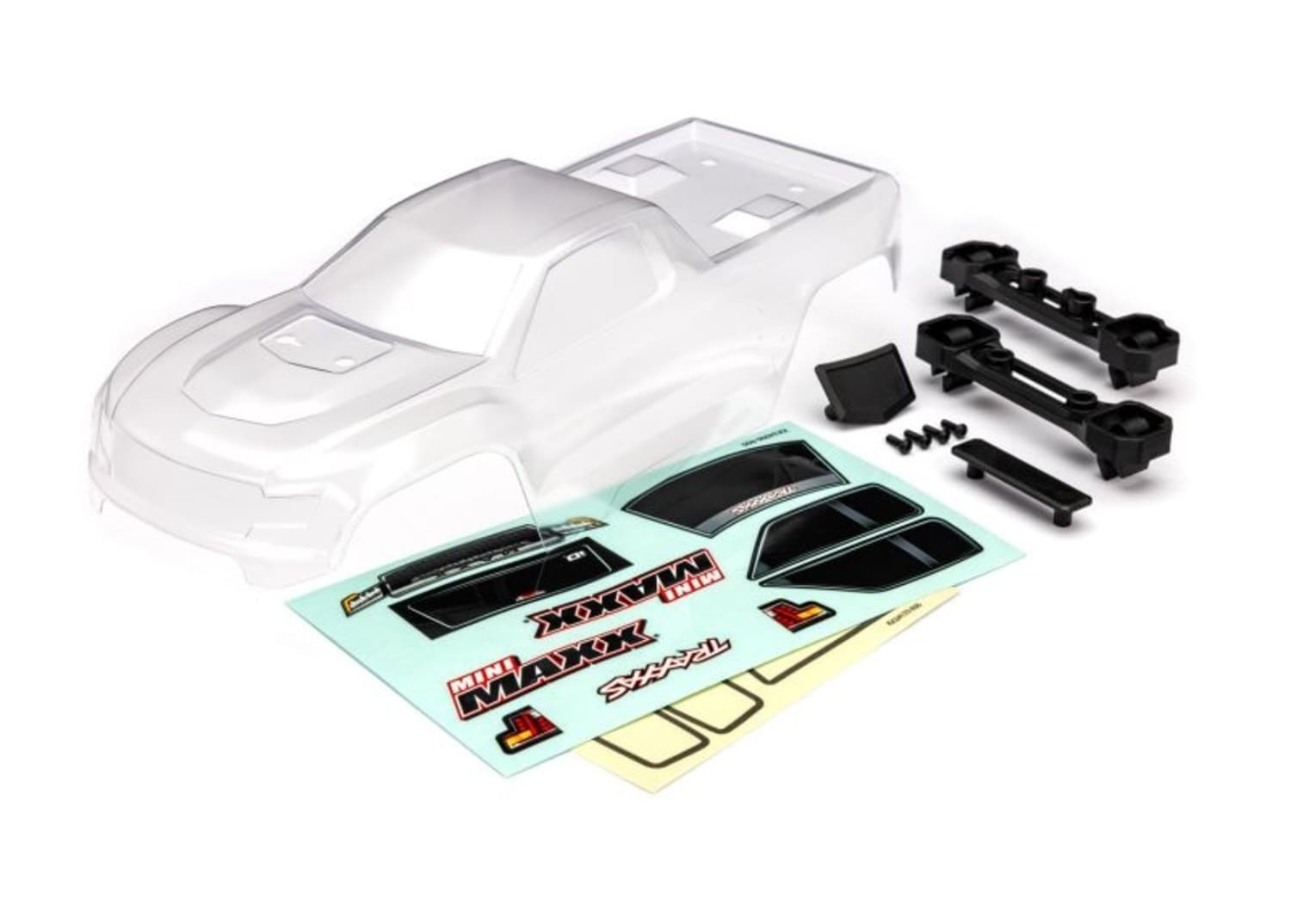 Traxxas Karosserie klar mit Aufkleber _ Clipless - RC-Zubehoer