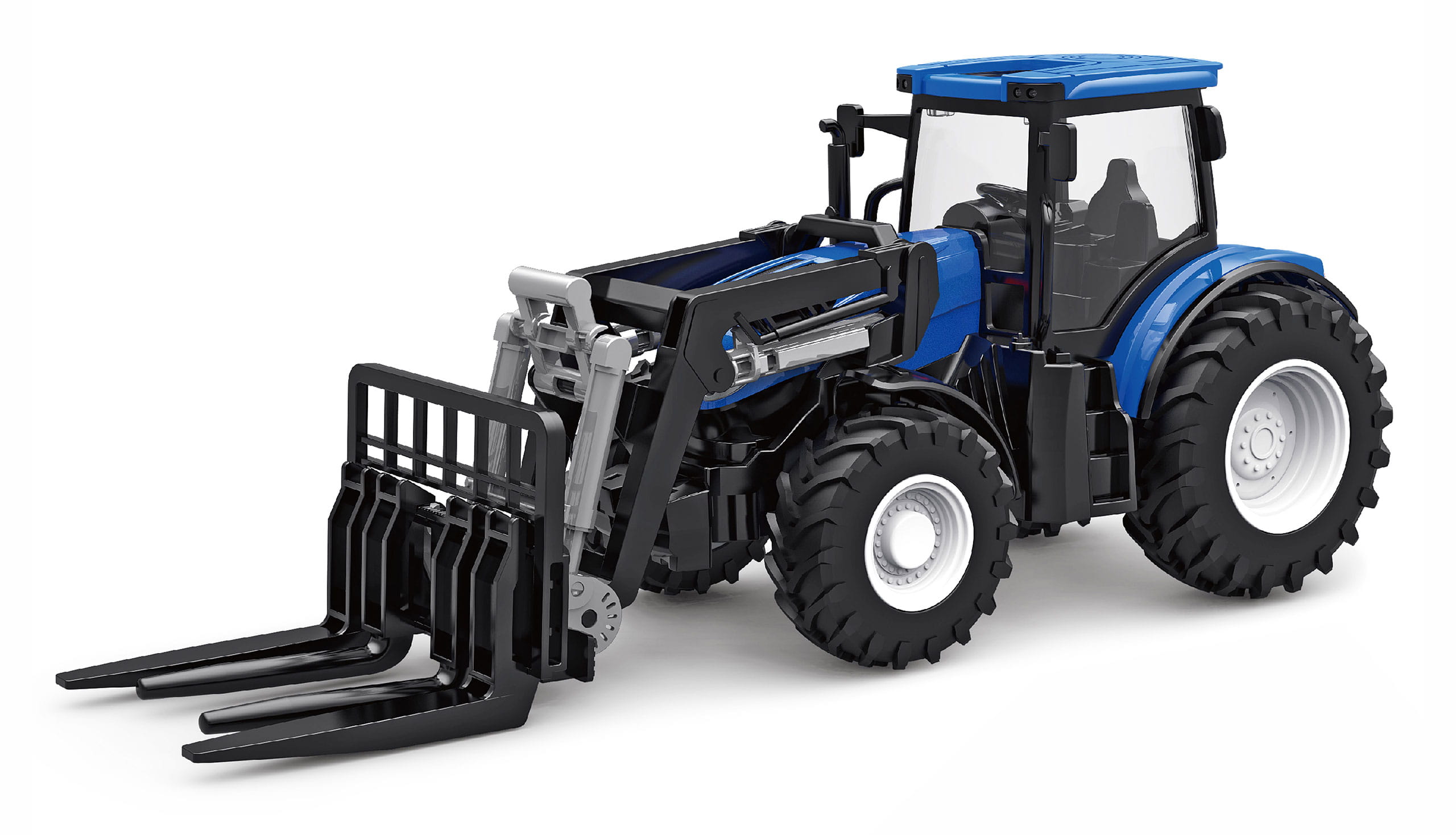 Amewi RC Traktor Frontlader mit Palettengabel, Licht & Sound, 1:24 RTR Amewi RC Traktor Frontlader mit Palettengabel, Licht & Sound, 1:24 RTR
