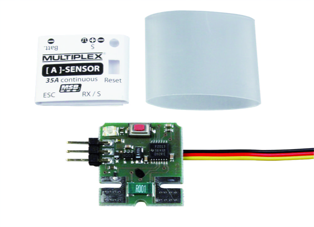 Multiplex Strom-Sensor 35 A fuer M-LINK Empfaenger _ohne Steck - RC-Zubehoer