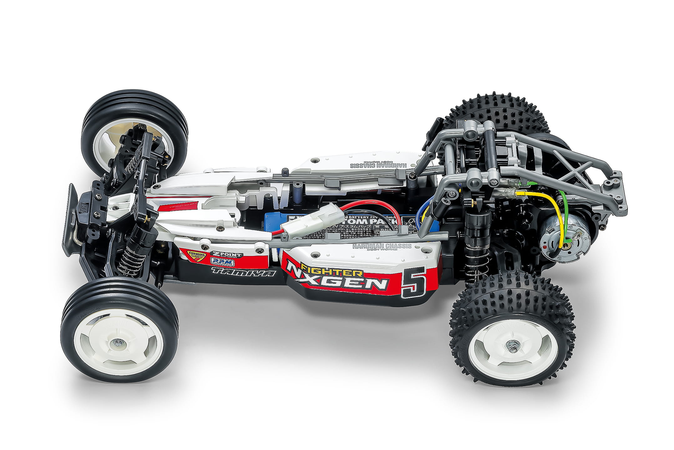 Tamiya DT-04 NXGEN 2WD 1_10 RC Buggy Bausatz - Robustes Chassis