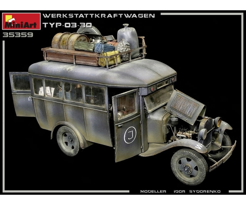 Plastikmodellbau von Miniart 1-35 dt werkstattkraftwag typ 03 3