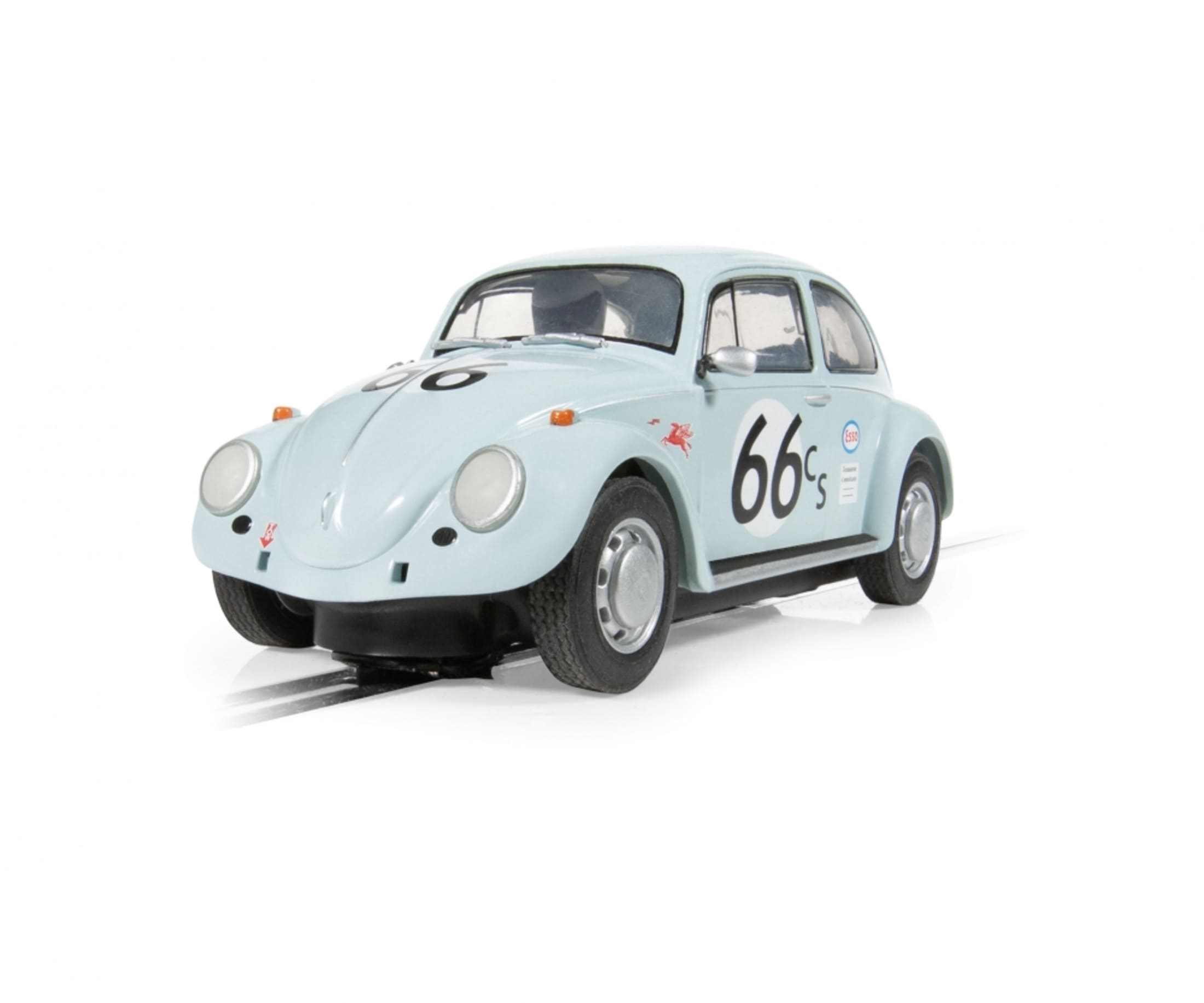 Scalextric 1_32 Volkswagen Kaefer #66 Bla Slotcar - Rennbahnauto - RC-Zubehoer