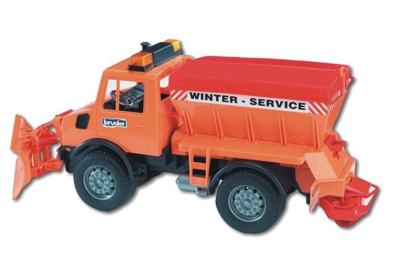Bruder MB Unimog Winterdienst mit Räumschild