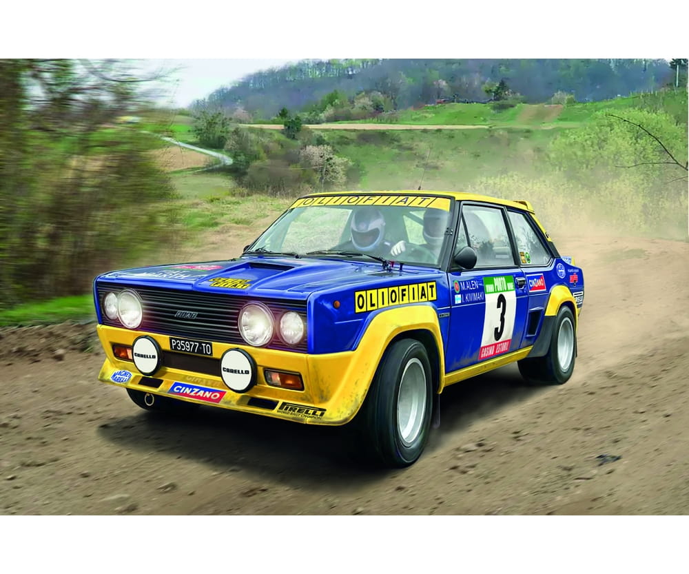 Italeri 1:24 Fiat 131 Abarth Rally  OLIO FIAT Plastik Modellbau