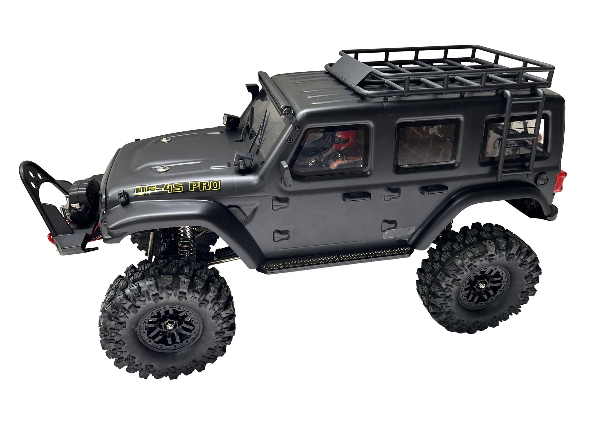 DF Models DF-04S PRO BL RC Crawler 1_10 Brushless RTR matt Schwarz