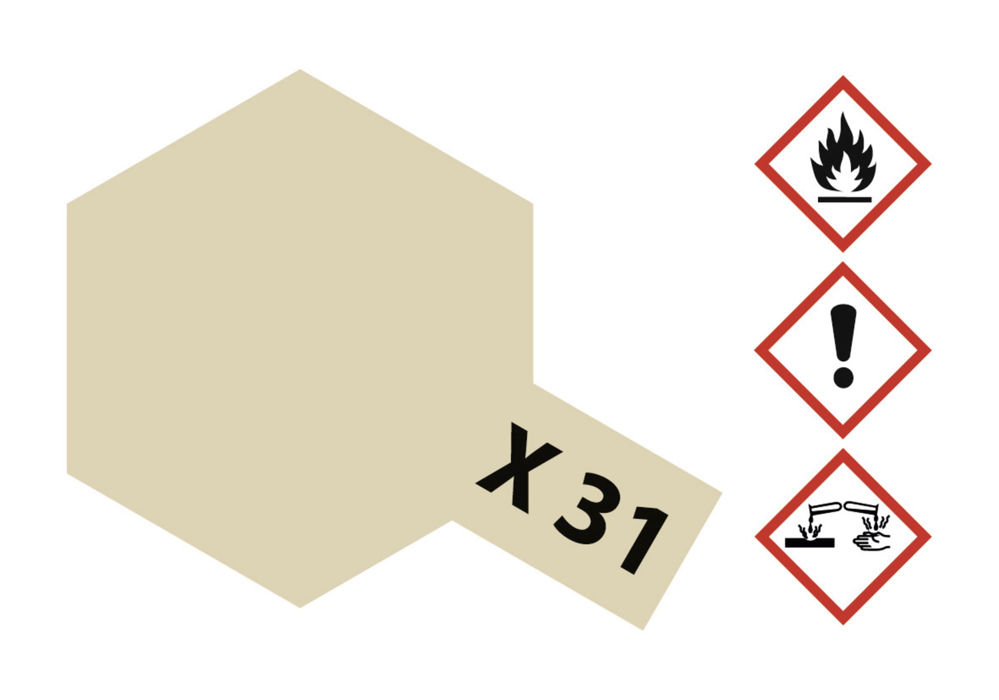 Tamiya Acrylfarbe X31,  X-31 Titanium Gold glänzend 23ml