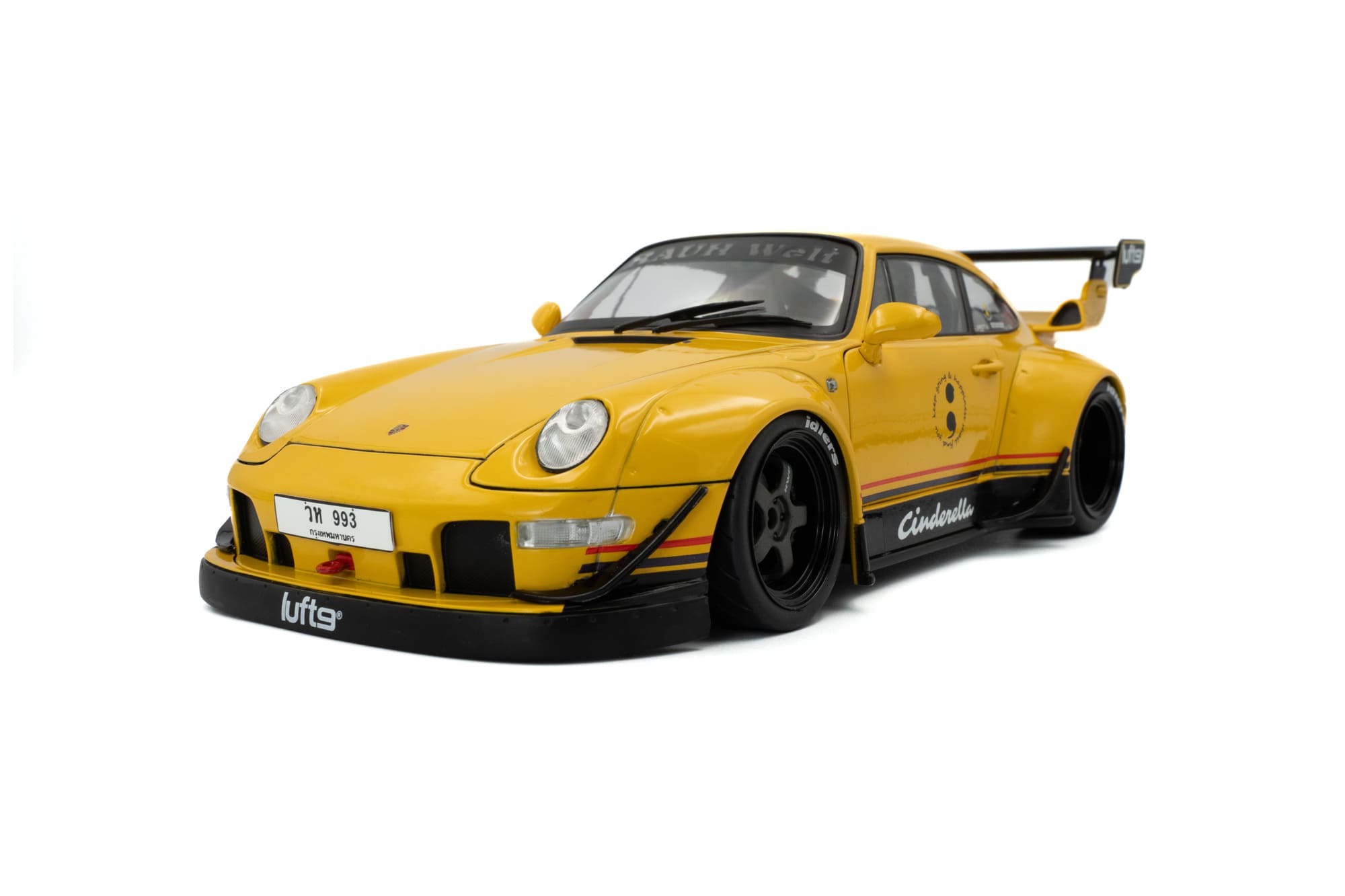 Solido RWB BODYKIT Cinderella Yellow Modellauto 1_18