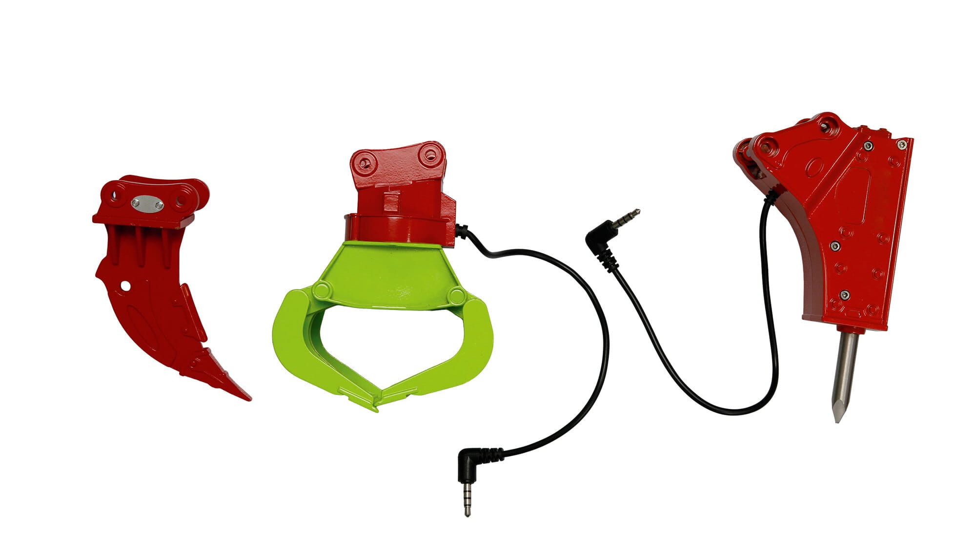 Amewi G100E Vollmetall RC Bagger 1_18 XXL RTR mit Anbaugeraeten