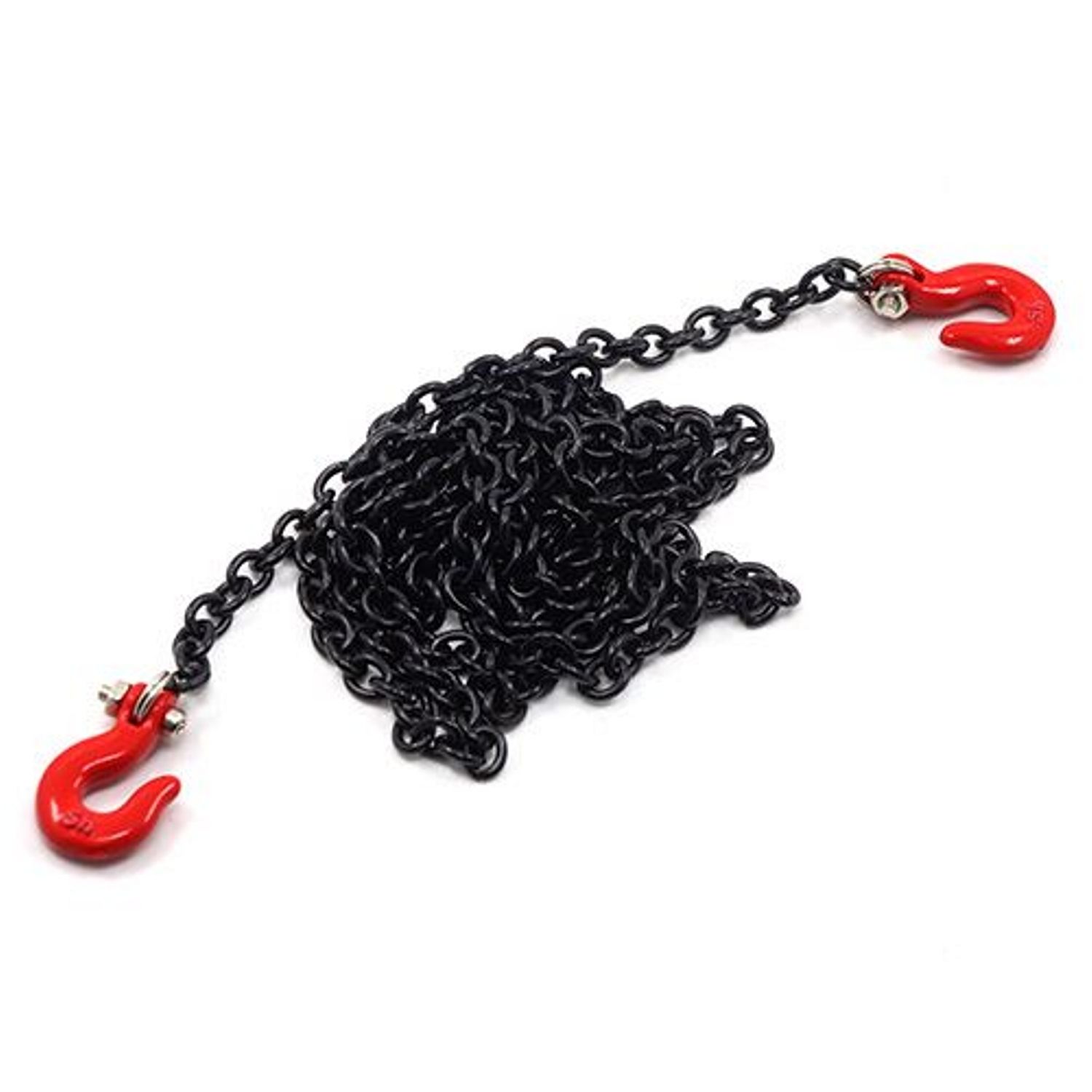 Thicon Haken rot Metall mit Kette schwarz 96cm lang - RC-Zubehoer
