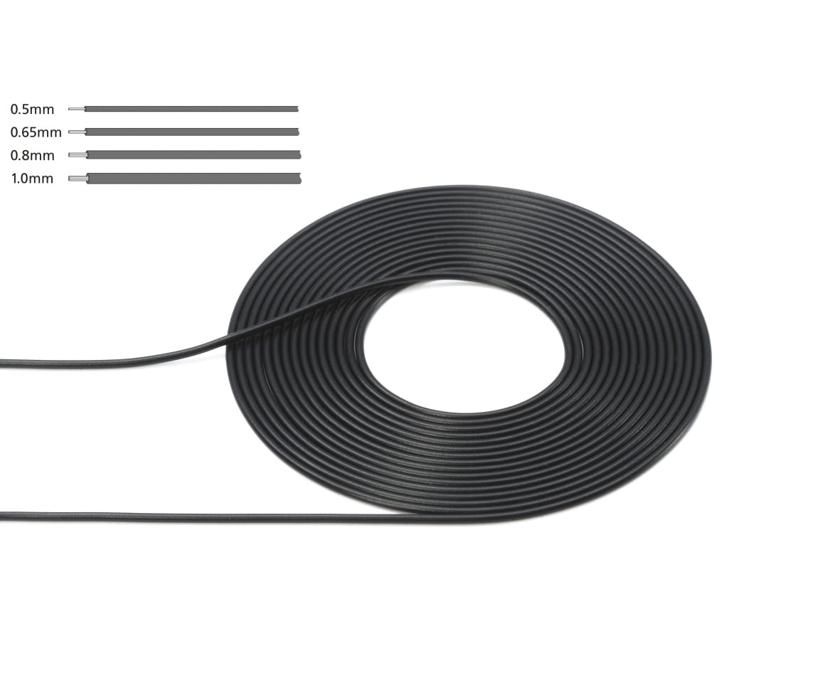 Tamiya 1:6/1:12/1:24 1,00mm Kabel/Schlauch 2m