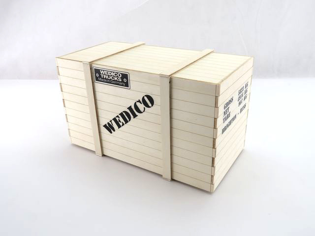 Wedico Transportkiste gross aus Holz_ Bausatz - RC-Zubehoer