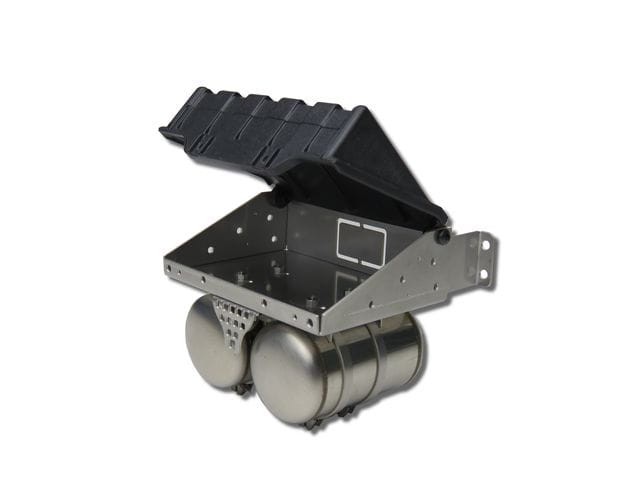 Thicon ScaleClub 1:14 Batteriekasten breit aus V2A für Tamiya LKW