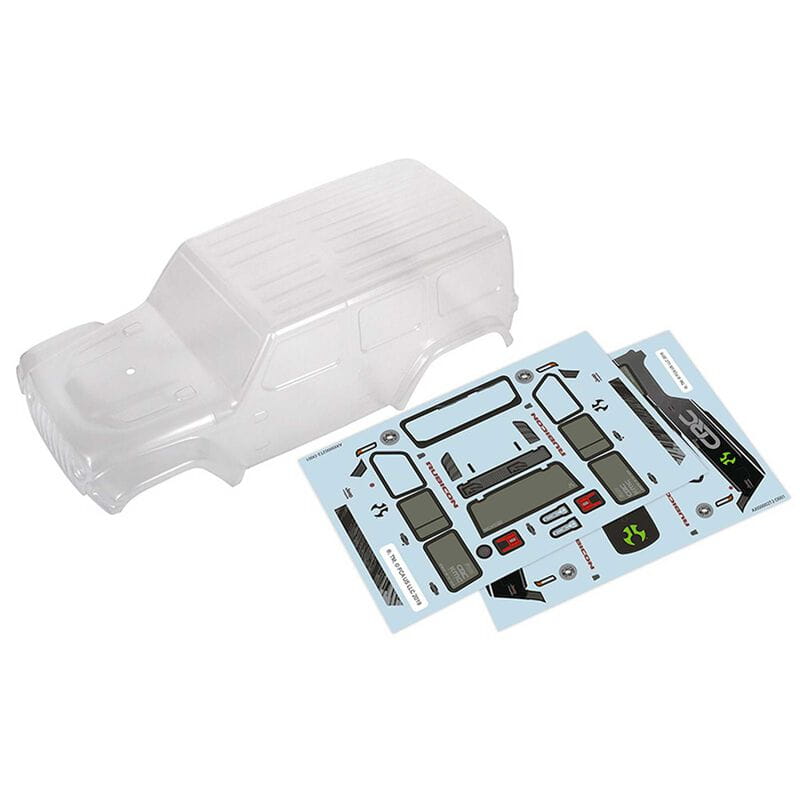 Axial 2019 Jeep JLU CRC Body_ Clear - Precut_ SCX24 - RC-Zubehoer