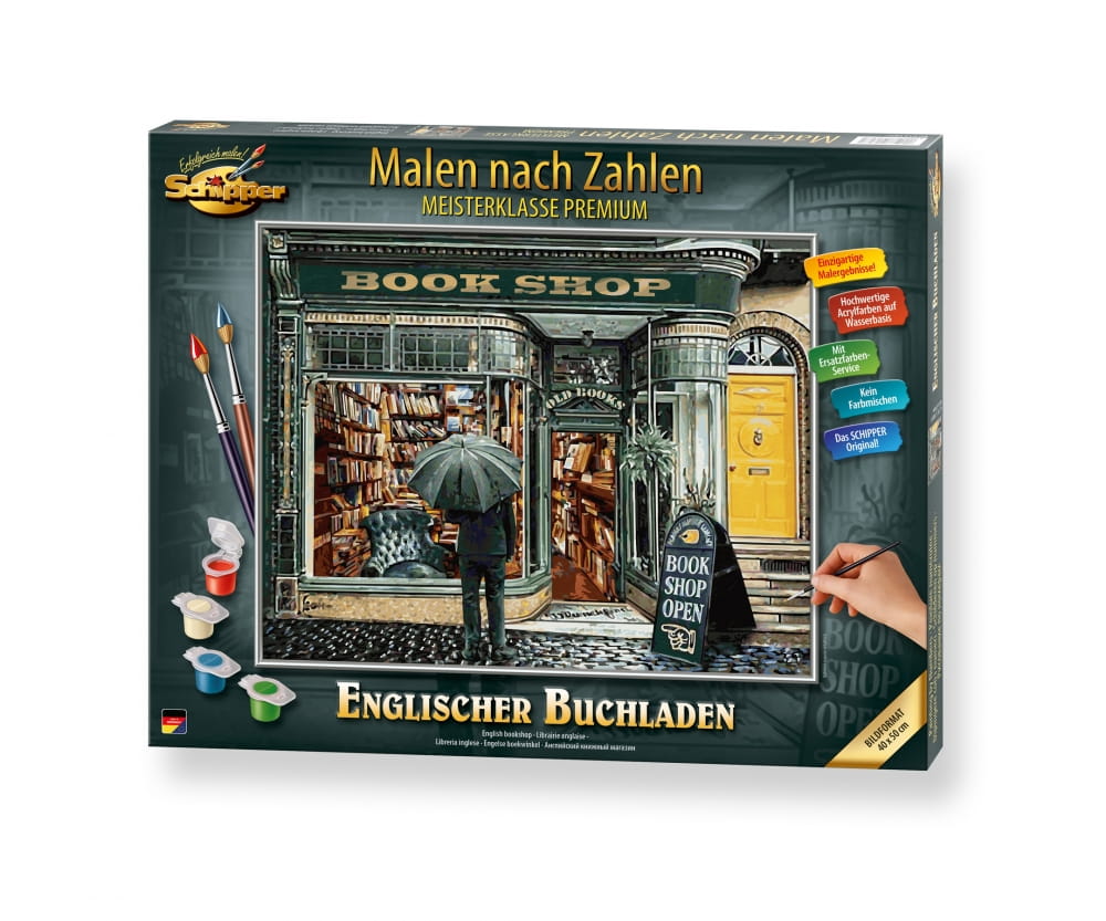 Schipper Malen nach Zahlen Englischer Buchladen