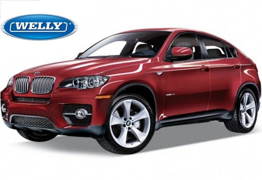 Welly Modellauto 1:24 BMW X6 Farbe Rot
