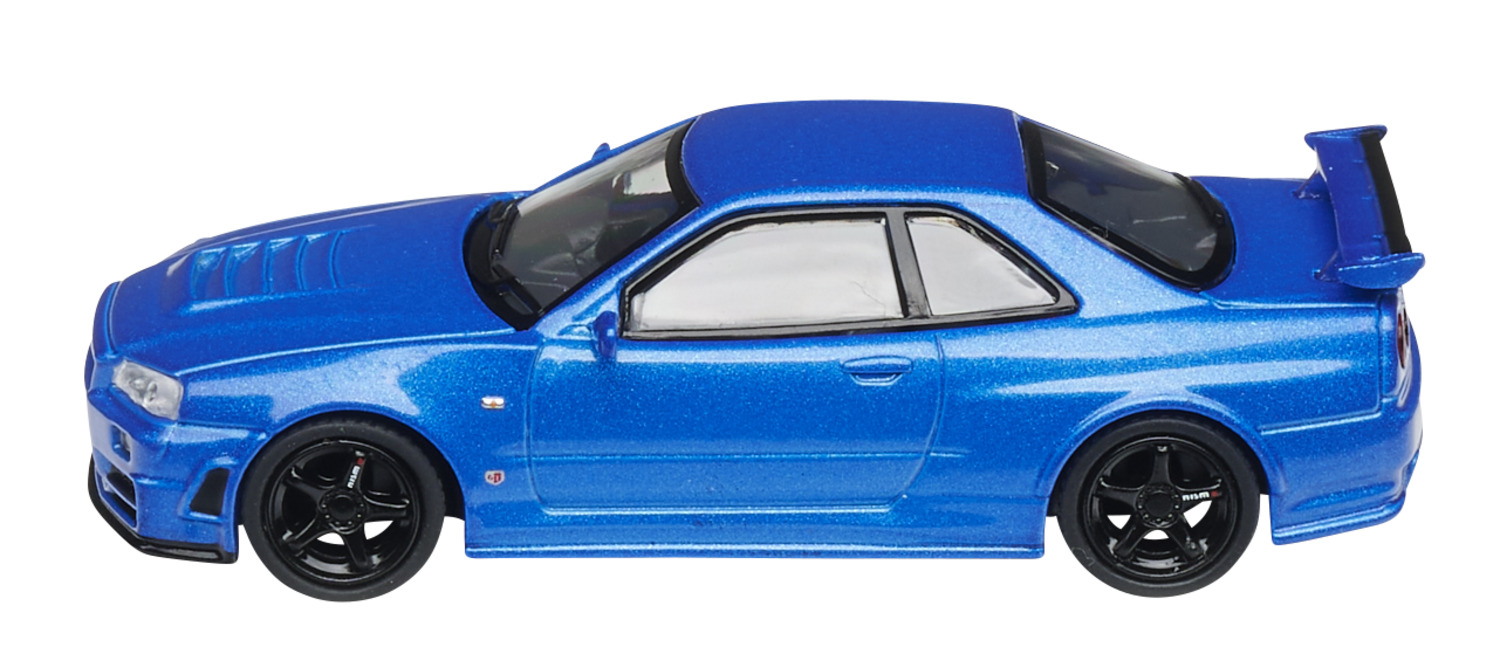 Schuco 1_64 Nismo R34 GT-R Z-tune Blau Standmodell