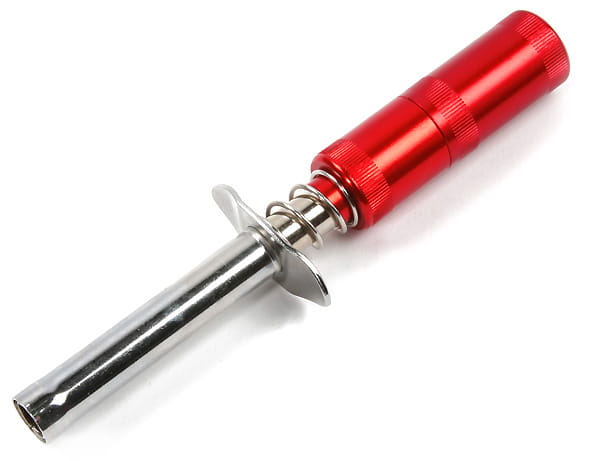 Robitronic Gluehkerzenstarter Rot mit auswechselbaren AA 1800mAh Akku - RC-Zubehoer