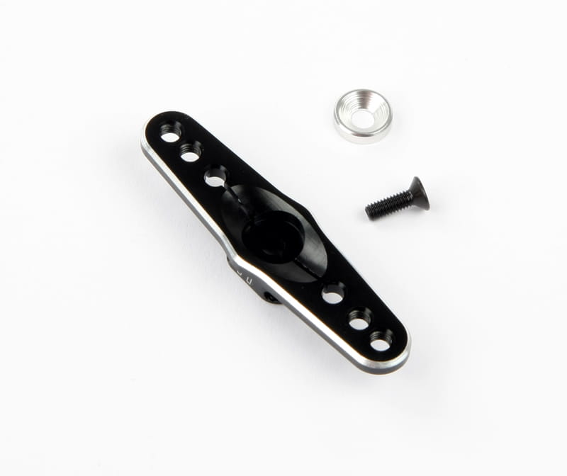 Robitronic Aluminium Servo Arm 25 Z. doppel _leicht_ Schwarz - RC-Zubehoer