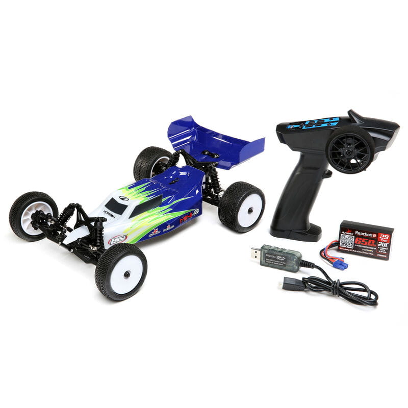 Losi Mini-B RTR 1:16 2WD Buggy Blau weiss