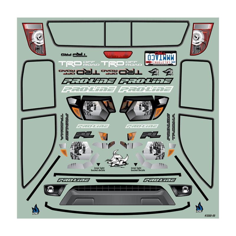 Proline 1_10 2015 Toyota Tacoma TRD Pro Clr Bdy 12.3 WB - RC-Zubehoer